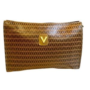 Vintage‎ Mario Valentino Clutch/Wash Bag-EUC